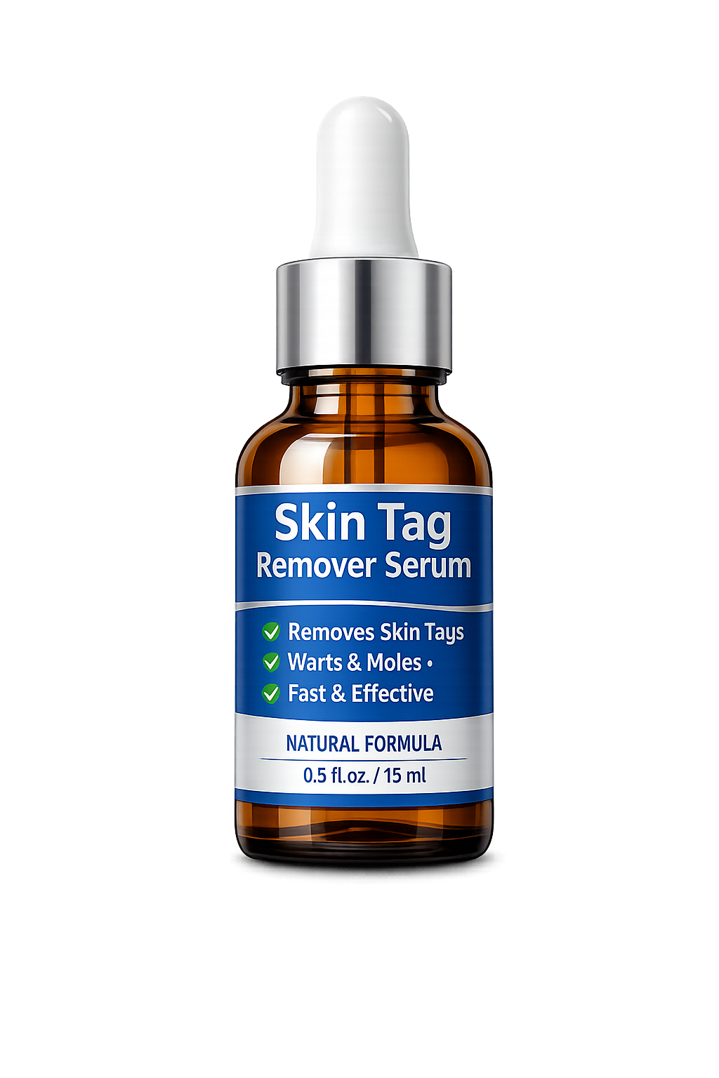 Amarose Skin Tag Remover Serum bottle, 15ml dropper